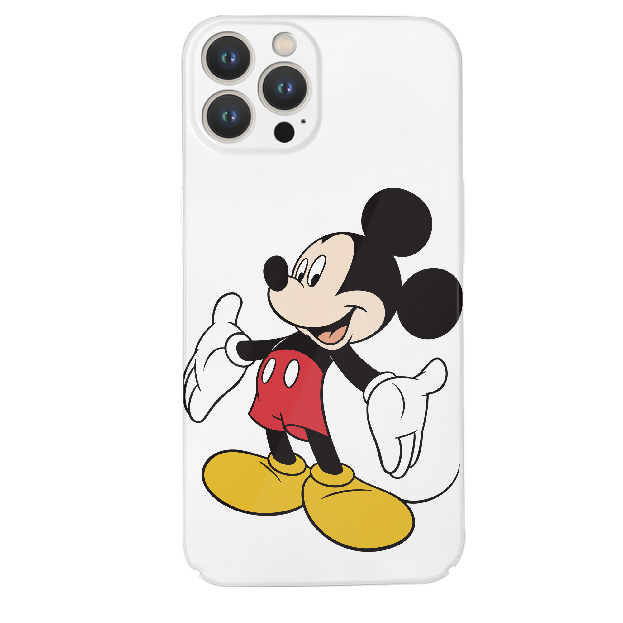 （画像用） ミッキーマウス Mickey Mouse 【iPhone 14シリーズ対応】ハードケース
